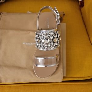 Michael Kors Collection Sandals size 8, silver